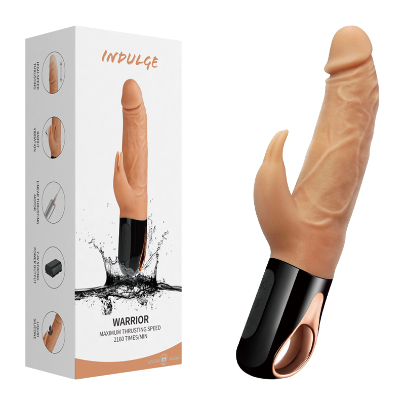 Lineær høyhastighets thrusting kaninvibrator